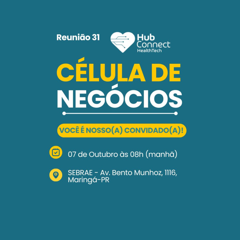 Imagem de Convite Célula de Negócios - Reunião 31