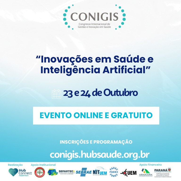 Imagem de IV CONIGIS - Congresso Internacional de Gestão e Inovação em Saúde