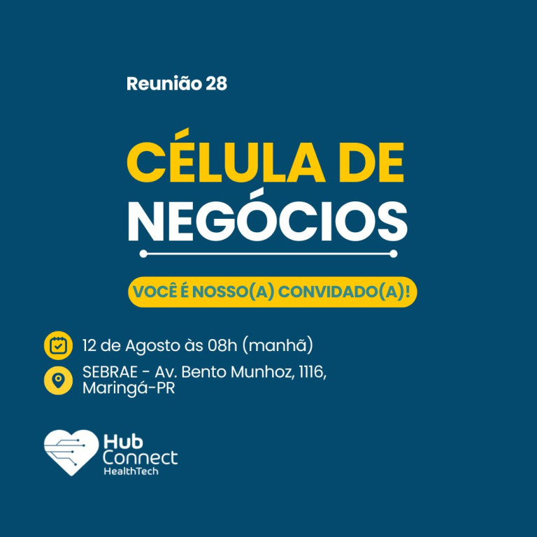 Imagem de Convite Célula de Negócios - Reunião 28