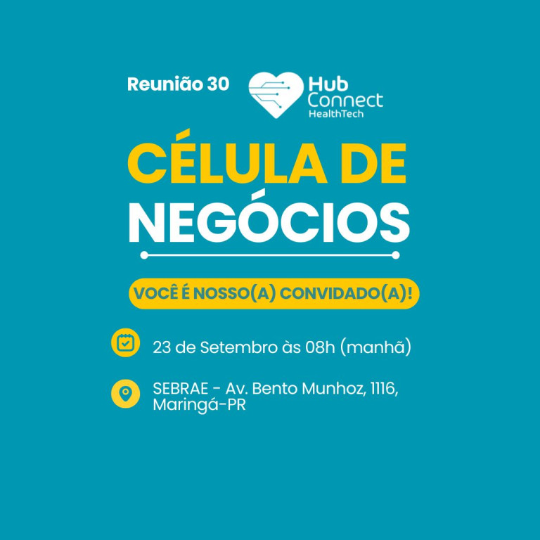 Imagem de Convite Célula de Negócios - Reunião 30